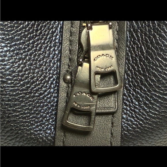 Coach Color Block Pebbled Leather Dreamer Tote Dreamer 36 Metallic - Picture 9 of 15